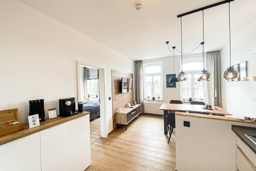 Luxus-Apartment In Leipzig Mit Privat-Parkplatz Экстерьер фото