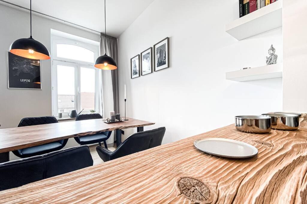 Luxus-Apartment In Leipzig Mit Privat-Parkplatz Экстерьер фото